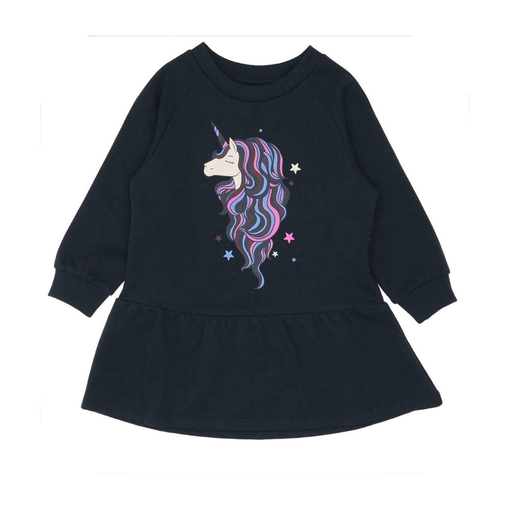 Navy Blue Unicorn Dress! Size 24 months
